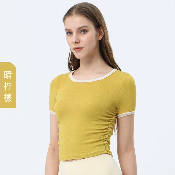 designer lululemens women t shirt original yoga short sleeve women's fitness running tight soft breathable quick-drying short sleeve ba, White
designer lululemens women t shirt original yoga short sleeve women's fitness running tight soft breathable quick-drying short sleeve ba, White