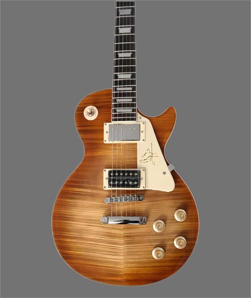 new arrival 1959 jimmy page tiger flame maple-light brown sun burst electric guitar mahogany body, chrome hardware258
new arrival 1959 jimmy page tiger flame maple-light brown sun burst electric guitar mahogany body, chrome hardware258