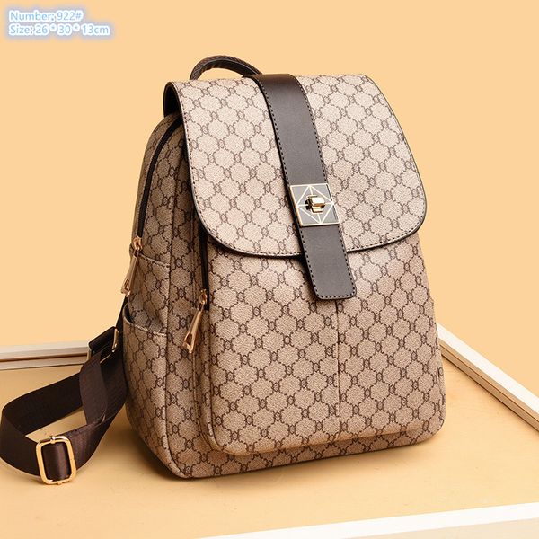 wholesale ladies shoulder bag 9 colors outdoor sports leisure travel backpack wear-resistant printing thickened leather handbag flip anti-theft plaid backpacks, Khaki-lattice
wholesale ladies shoulder bag 9 colors outdoor sports leisure travel backpack wear-resistant printing thickened leather handbag flip anti-theft plaid backpacks, Khaki-lattice