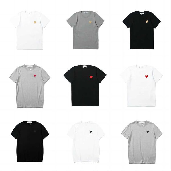 2023 summer mens tshirts cdgs play t shirt commes short sleeve womens des badge garcons embroidery heart short sleeve red heart ho, White;black
2023 summer mens tshirts cdgs play t shirt commes short sleeve womens des badge garcons embroidery heart short sleeve red heart ho, White;black
