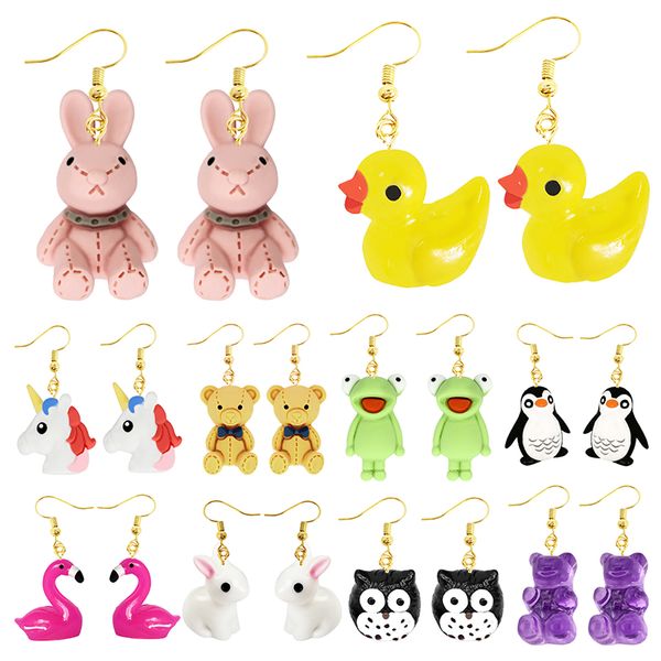 charm women earring resin drop funny custom cute girls gift eardrop kids animal duck frog rabbit owl cub gummy flamingo delivery smtsy, Golden
charm women earring resin drop funny custom cute girls gift eardrop kids animal duck frog rabbit owl cub gummy flamingo delivery smtsy, Golden
