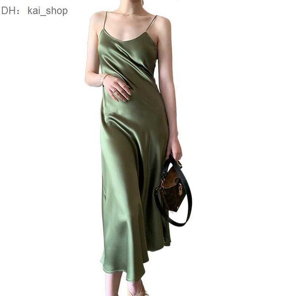 2023 spring/summer acetic acid dress satin slim versatile net red suspender skirt tiktok suit long 11, Black;pink
2023 spring/summer acetic acid dress satin slim versatile net red suspender skirt tiktok suit long 11, Black;pink