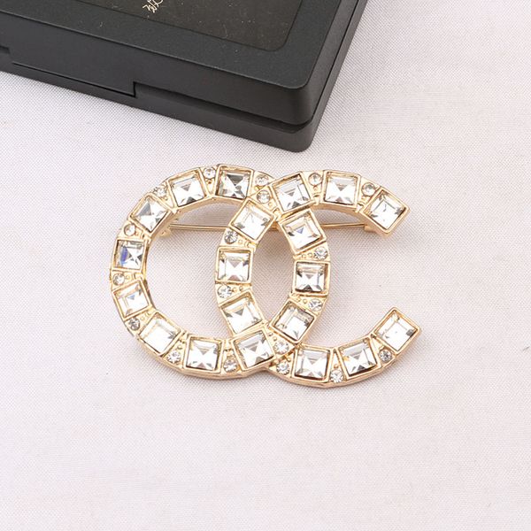 20color luxury women men designer brand letter brooches 18k gold plated square rhinestone brooch charm pin marry christmas party gift jewelr, Gray
20color luxury women men designer brand letter brooches 18k gold plated square rhinestone brooch charm pin marry christmas party gift jewelr, Gray