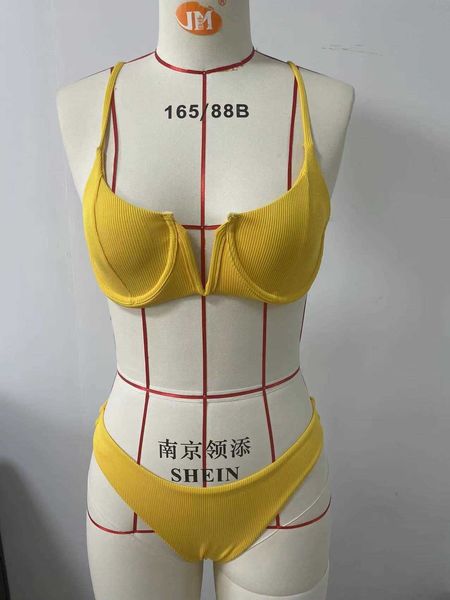 women's swimwear 2020 new bikini small pit v-shaped steel swimming 1 bqx2, White;black
women's swimwear 2020 new bikini small pit v-shaped steel swimming 1 bqx2, White;black