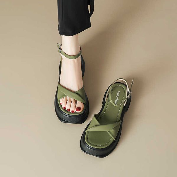 sandals women's french fashion open toe button strap casual shoes fairy style thick sole heel sandal slippers, Black
sandals women's french fashion open toe button strap casual shoes fairy style thick sole heel sandal slippers, Black