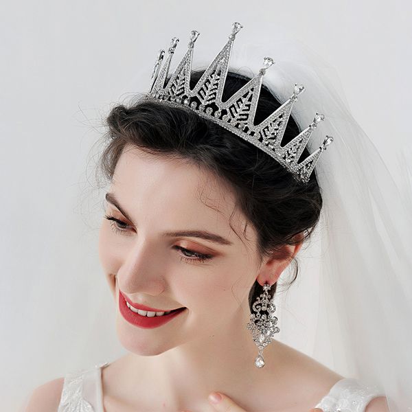 new creative geometry diamond crown princess birthday party bridal jewelry wedding luxury full diamond crown ts-0008, Silver
new creative geometry diamond crown princess birthday party bridal jewelry wedding luxury full diamond crown ts-0008, Silver