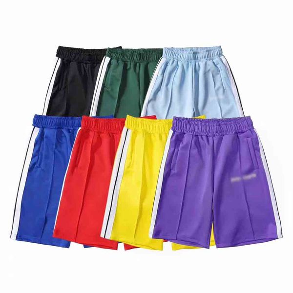 23ss color shorts light blue rainbow edge white striped men's shorts women's casual sports shorts breathable fashion 100 wide line, White;black
23ss color shorts light blue rainbow edge white striped men's shorts women's casual sports shorts breathable fashion 100 wide line, White;black