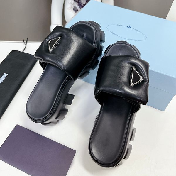 women sandals monolith padded nappa leather sandal designer roman foam rubber platform slides slippers lug tread luxury bread slipper cutout, Black
women sandals monolith padded nappa leather sandal designer roman foam rubber platform slides slippers lug tread luxury bread slipper cutout, Black