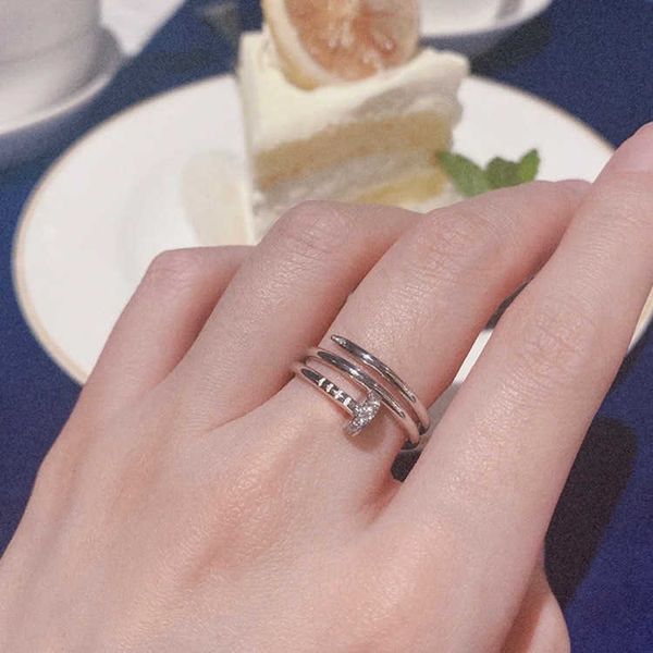 high version 925 sterling silver nail ring women's double layer smooth face with diamond fashion simple carti same style open aa538 dr0
high version 925 sterling silver nail ring women's double layer smooth face with diamond fashion simple carti same style open aa538 dr0