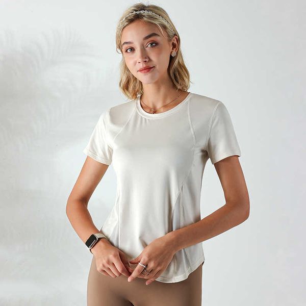 designer lulus women t shirt original yoga women's summer loose short sleeve running cover up fitness professional sports t-shirt with, White
designer lulus women t shirt original yoga women's summer loose short sleeve running cover up fitness professional sports t-shirt with, White