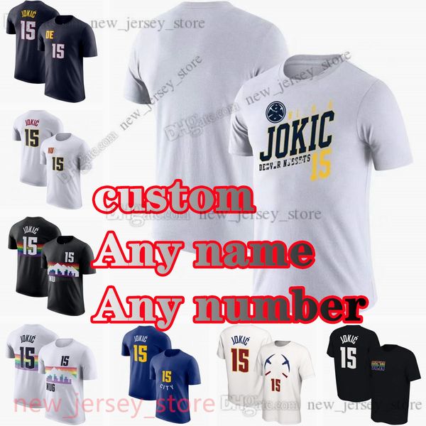 2023 custom 15 jokic 27 jamal murray digital print basketball short sleeve jersey jeff green ish smith zeke nnaji vlatko cancar peyton watso, Black;red
2023 custom 15 jokic 27 jamal murray digital print basketball short sleeve jersey jeff green ish smith zeke nnaji vlatko cancar peyton watso, Black;red