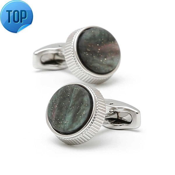 men's cufflinks new fashion set with green pattern round silver shirt sleeve button xk23006
men's cufflinks new fashion set with green pattern round silver shirt sleeve button xk23006