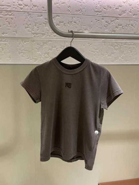 women's t shirts cotton tshirt summer wang letter print short sleeve slim t-shirts high street tees fashion summer top, White
women's t shirts cotton tshirt summer wang letter print short sleeve slim t-shirts high street tees fashion summer top, White