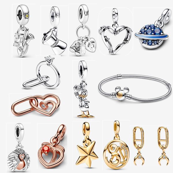2023 new silver bracelet for women designer jewelry fashion girl holiday gift 100th anniversary duck pendant diy fit pandora bracelet earrin, Golden;silver
2023 new silver bracelet for women designer jewelry fashion girl holiday gift 100th anniversary duck pendant diy fit pandora bracelet earrin, Golden;silver