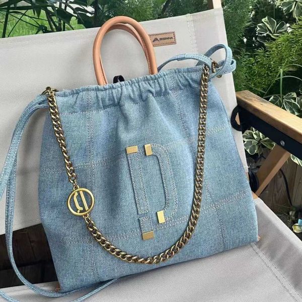 peco bag women's 910uni series denim chain sailor bag soft tote bag one shoulder casual gender luxury
peco bag women's 910uni series denim chain sailor bag soft tote bag one shoulder casual gender luxury