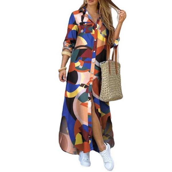 women's 2023 new spring/summer fashion print ladies lace dresses for women shirt long dress, White;black
women's 2023 new spring/summer fashion print ladies lace dresses for women shirt long dress, White;black