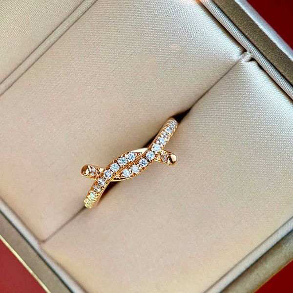 original boutique 925 sterling silver material love knot ring for women sweet japanese and korean versatile set with zircon rose gold card s
original boutique 925 sterling silver material love knot ring for women sweet japanese and korean versatile set with zircon rose gold card s