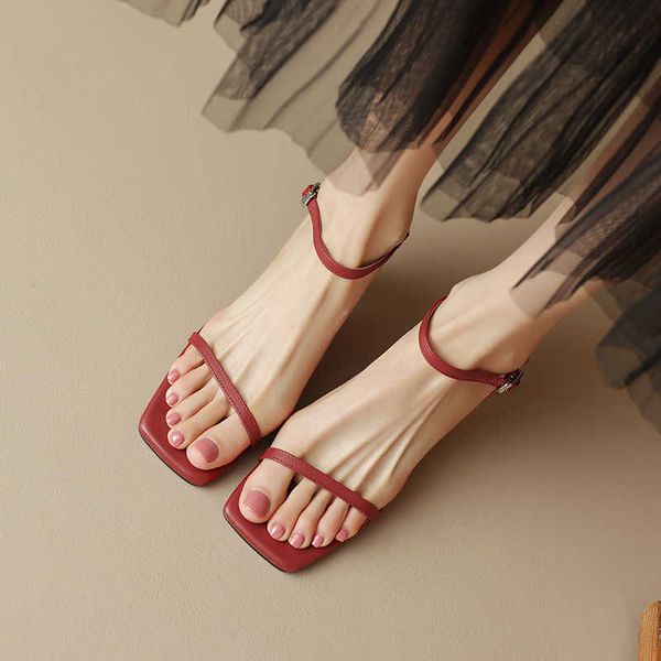sandals 2023 summer new french square headed slim heel open toe mid button back for women size 33, Black
sandals 2023 summer new french square headed slim heel open toe mid button back for women size 33, Black