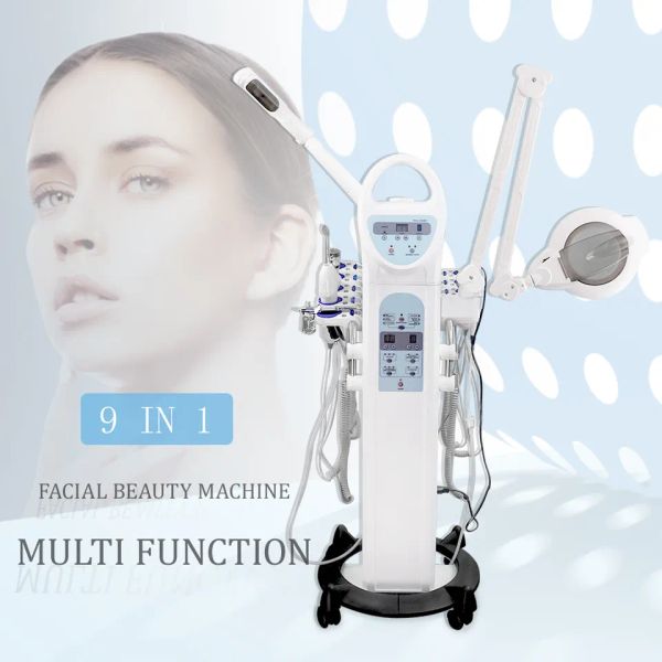 professional 9 in 1 facial steamer sprayer rotary brush face cleaning beauty multifunctional machine, Black;white
professional 9 in 1 facial steamer sprayer rotary brush face cleaning beauty multifunctional machine, Black;white