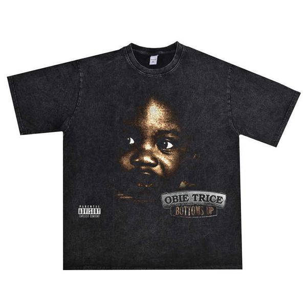 midwestern hardcore rapper obie trice hip-hop rap washed t-shirt short sleeved fitting, White;black
midwestern hardcore rapper obie trice hip-hop rap washed t-shirt short sleeved fitting, White;black