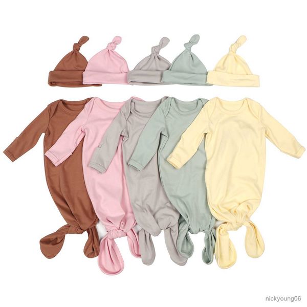 sleeping bags knotted baby gown toddler newborn bag infant solid long sleeve blanket swaddle wrap+hat bedding clothes r230614
sleeping bags knotted baby gown toddler newborn bag infant solid long sleeve blanket swaddle wrap+hat bedding clothes r230614