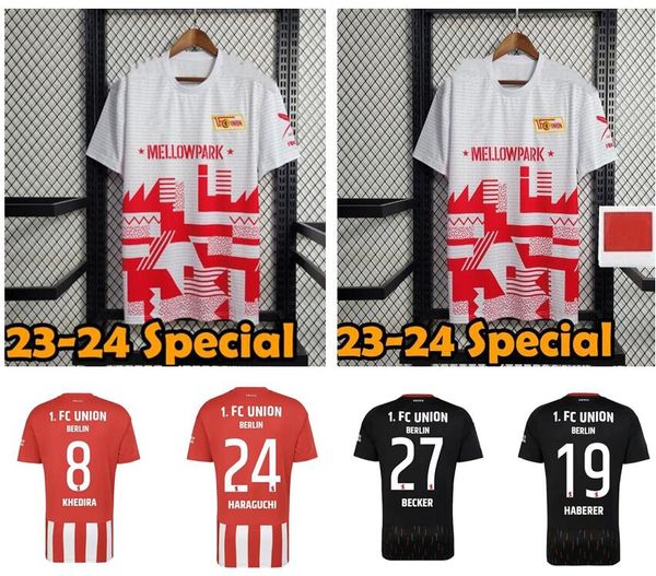 23/24 berlin soccer jerseys union voglsammer seguin behrens becker trimmel thorsby oztunali seguin home away football shirts, White;black
23/24 berlin soccer jerseys union voglsammer seguin behrens becker trimmel thorsby oztunali seguin home away football shirts, White;black