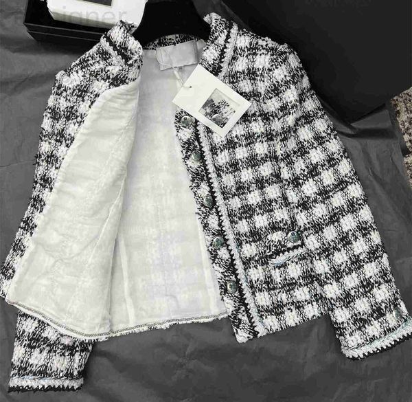 women's jackets designer chan ccc new 2023 brand jacket ootd fashion high-end autumn winter classic chains tweed coat leisure spring co, Black;brown
women's jackets designer chan ccc new 2023 brand jacket ootd fashion high-end autumn winter classic chains tweed coat leisure spring co, Black;brown