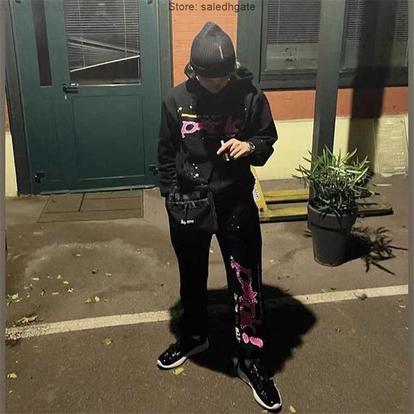 men's hoodies sweatshirts hip hop web puff print sp5der 555555 hoodie men women 1 young thug angel spider sweatshirts heavy fabric pull, Black
men's hoodies sweatshirts hip hop web puff print sp5der 555555 hoodie men women 1 young thug angel spider sweatshirts heavy fabric pull, Black