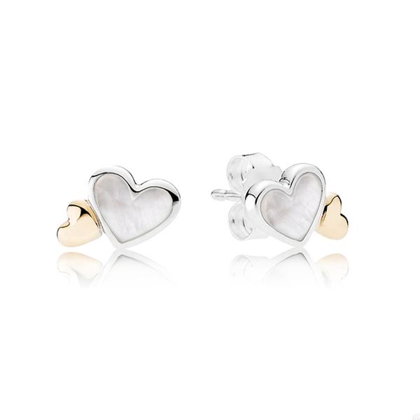 sparkling double heart stud earrings for pandora real sterling silver wedding party earring set designer jewelry for women girls gift earrin, Golden;silver
sparkling double heart stud earrings for pandora real sterling silver wedding party earring set designer jewelry for women girls gift earrin, Golden;silver