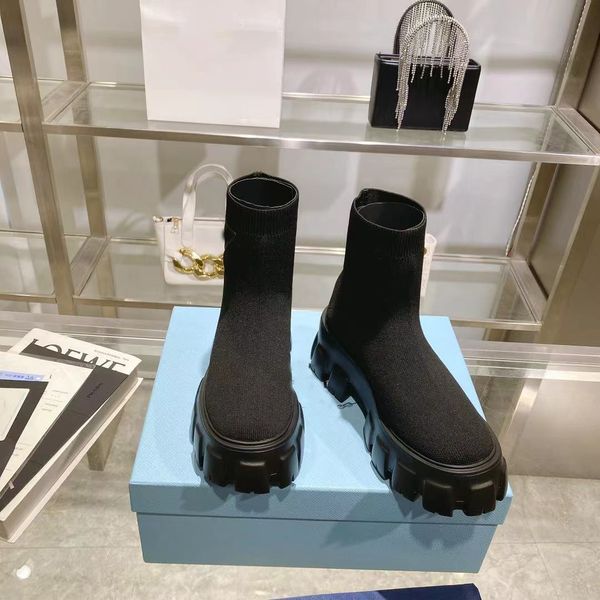 women designer boots monolith platform booties black blue knitted elastic over the knee fashion triangle boot winter shoes size 35-41
women designer boots monolith platform booties black blue knitted elastic over the knee fashion triangle boot winter shoes size 35-41