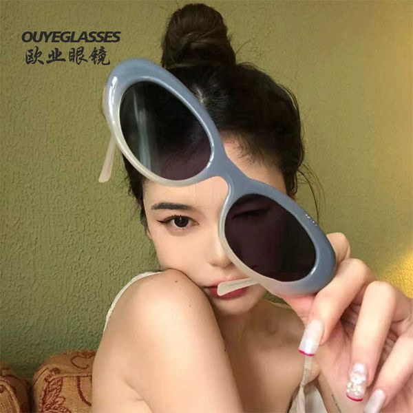 gm summer new le fashion cat eye sunglasses street pgraphy trend plate glasses, White;black
gm summer new le fashion cat eye sunglasses street pgraphy trend plate glasses, White;black