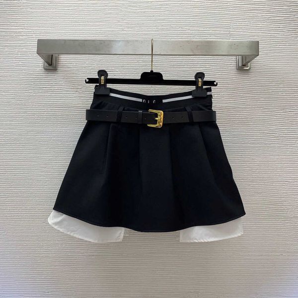 23ss designer skirts women designer clothes new letter rubber ribbed waist panel pleated skirt high waist slim half skirt short skirt with b, Black
23ss designer skirts women designer clothes new letter rubber ribbed waist panel pleated skirt high waist slim half skirt short skirt with b, Black