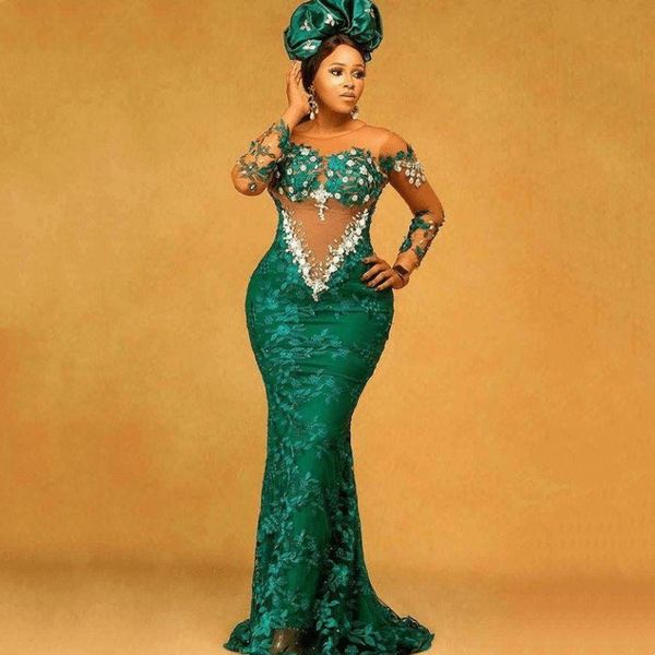 aso ebi lace mermaid prom dresses green appliques long sleeves illusion evening gowns african special occasion wear 2023, Black
aso ebi lace mermaid prom dresses green appliques long sleeves illusion evening gowns african special occasion wear 2023, Black