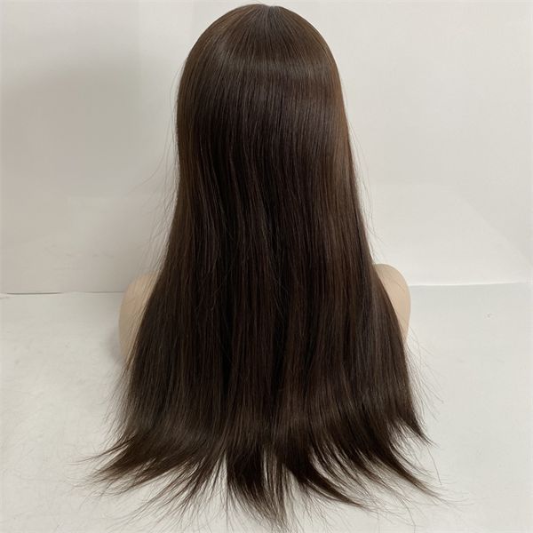 22 inches 100% real european virgin human hair brown color 4# 130% density large cap jewish wig for white woman in stock and fast express de, Black;brown
22 inches 100% real european virgin human hair brown color 4# 130% density large cap jewish wig for white woman in stock and fast express de, Black;brown