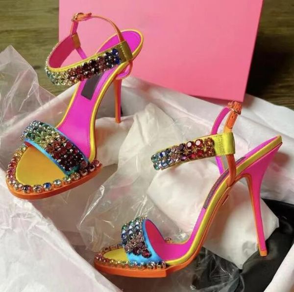 new luxury crystal decorative high-heeled sandals satin color matching dinner dress instep straps designers dress shoe evening slingback sho, Black
new luxury crystal decorative high-heeled sandals satin color matching dinner dress instep straps designers dress shoe evening slingback sho, Black