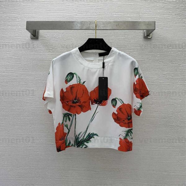 summer designer tshirts womens clothes carnation print drop shoulder sleeve fashion crew neck relaxedtshirt r clothes women 0607, White
summer designer tshirts womens clothes carnation print drop shoulder sleeve fashion crew neck relaxedtshirt r clothes women 0607, White