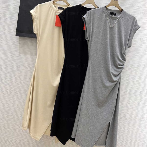 summer women long dress waist pleated dress x-shaped high waistline design details exquisite dry stand cut small round neck designer dresses, Black;gray
summer women long dress waist pleated dress x-shaped high waistline design details exquisite dry stand cut small round neck designer dresses, Black;gray