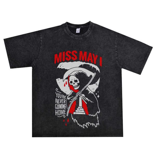 melody speed black metal miss may i band personalized print t-shirt short sleeve men women, White;black
melody speed black metal miss may i band personalized print t-shirt short sleeve men women, White;black