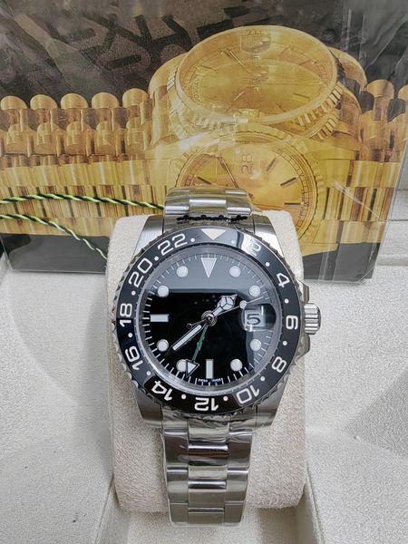 with original box new style mens silver black bezel automatic watch men's calendar full steel gmt batman watches men sapphire 116710 bu, Slivery;brown
with original box new style mens silver black bezel automatic watch men's calendar full steel gmt batman watches men sapphire 116710 bu, Slivery;brown