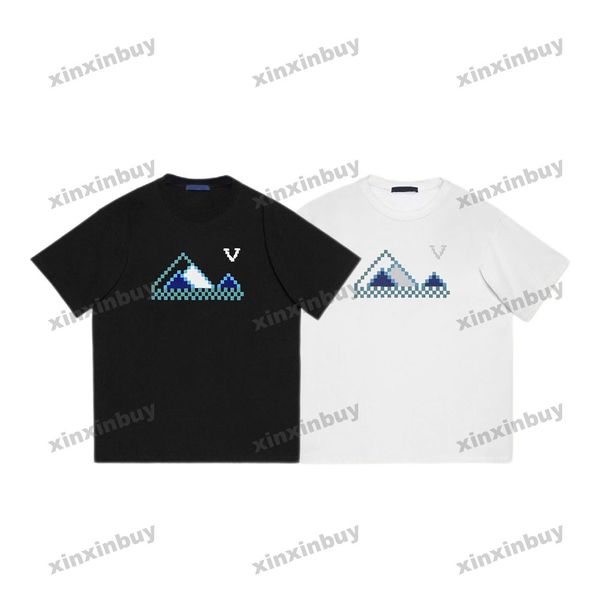 xinxinbuy men designer tee t shirt 23ss mosaic mountain pattern printing short sleeve cotton women black white xs-2xl, Black;brown
xinxinbuy men designer tee t shirt 23ss mosaic mountain pattern printing short sleeve cotton women black white xs-2xl, Black;brown