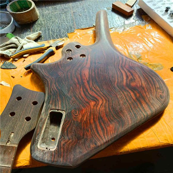 rosewood electric bass. neck body fretboard is rosewood, unfinished electric bass ing
rosewood electric bass. neck body fretboard is rosewood, unfinished electric bass ing