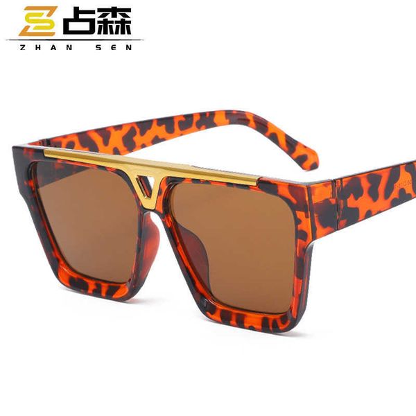 2022 new double beam box men's fashion big frame sunglasses trend personalized casual glasses women, White;black
2022 new double beam box men's fashion big frame sunglasses trend personalized casual glasses women, White;black