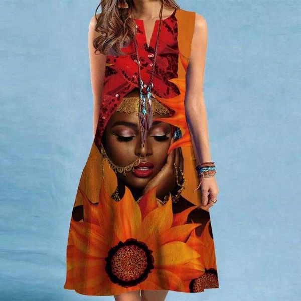 spring and summer printed casual dresses v neck loose sleeveless dress for women, Black;gray
spring and summer printed casual dresses v neck loose sleeveless dress for women, Black;gray