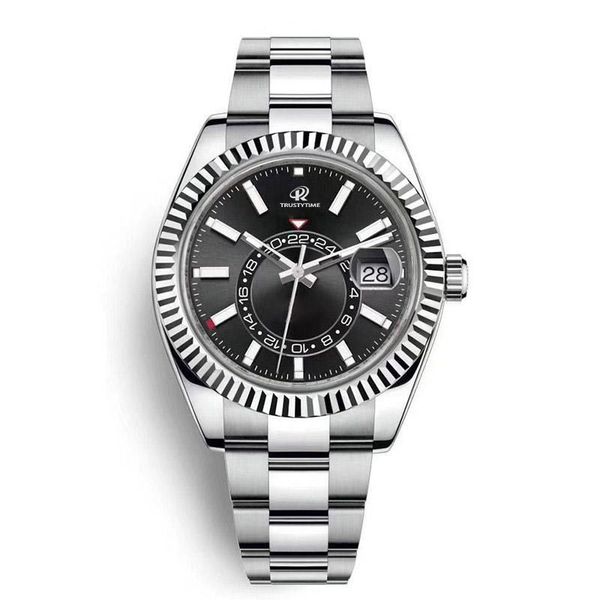 classic men's watch men's watch dual time zone watch size 40mm sapphire glass automatic movement stainless steel deep waterproof, Slivery;brown
classic men's watch men's watch dual time zone watch size 40mm sapphire glass automatic movement stainless steel deep waterproof, Slivery;brown