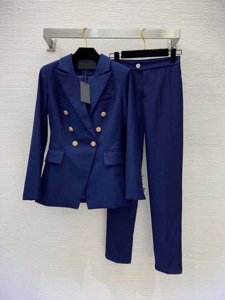 23ss women pants sets women designer clothes long sleeved polo collar coat elastic back mid waist small feet nine point suit set women cloth, White
23ss women pants sets women designer clothes long sleeved polo collar coat elastic back mid waist small feet nine point suit set women cloth, White