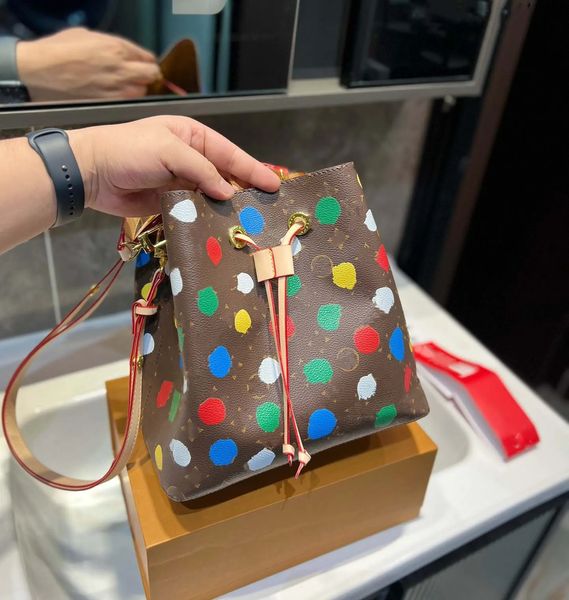 genuine leather drawstring bag multicolor dots jacquard bicolor mini bucket bags sturdy stylish bucket bag drawstring closure
genuine leather drawstring bag multicolor dots jacquard bicolor mini bucket bags sturdy stylish bucket bag drawstring closure