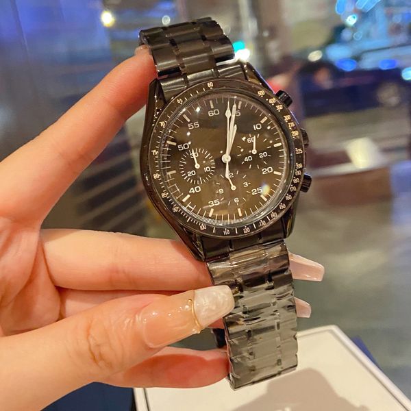 man automatic watch 42mm904l all stainless steel design mechanical quartz chronograph waterproof sapphire glass watch, Slivery;brown
man automatic watch 42mm904l all stainless steel design mechanical quartz chronograph waterproof sapphire glass watch, Slivery;brown