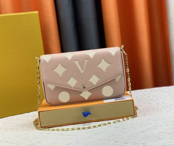 designer womens shoulder bag luxury pochette felicie handbags embossed flower letters empreinte leather chain evening bags ladies mini fashi
designer womens shoulder bag luxury pochette felicie handbags embossed flower letters empreinte leather chain evening bags ladies mini fashi