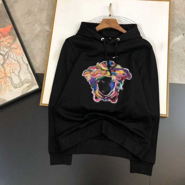2023 designer versage hoodies vercace fashion graffiti hoodie autumn and winter classic button hooded pullover sweater loose casual printed, Black
2023 designer versage hoodies vercace fashion graffiti hoodie autumn and winter classic button hooded pullover sweater loose casual printed, Black