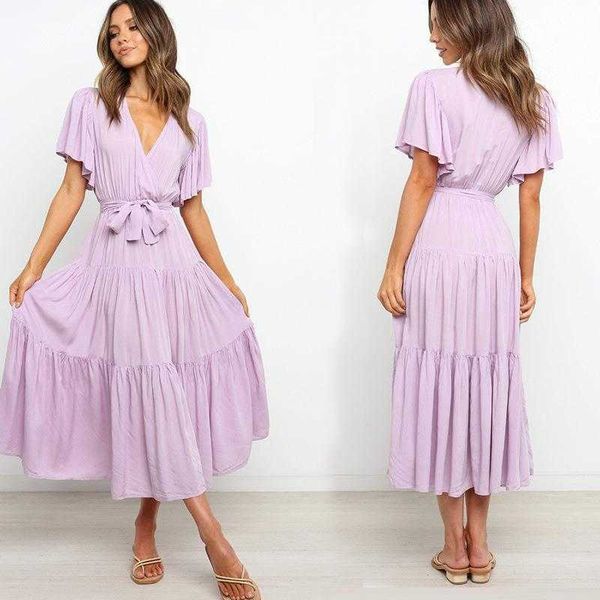 summer short sleeve one piece dress for women long large swing skirt, Black;gray 
summer short sleeve one piece dress for women long large swing skirt, Black;gray